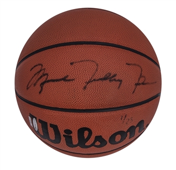 Michael Jeffrey Jordan Full Name Signed Limited Edition (#1/23) Wilson Basketball (UDA & PSA/DNA)